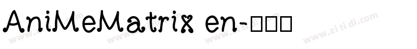 AniMeMatrix en字体转换